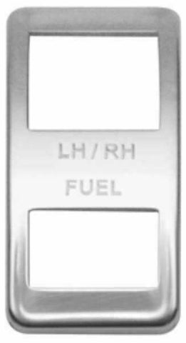 Rocker Switch Trim for Western Star Fuel LH RH Stainless Etched WP-WS-50