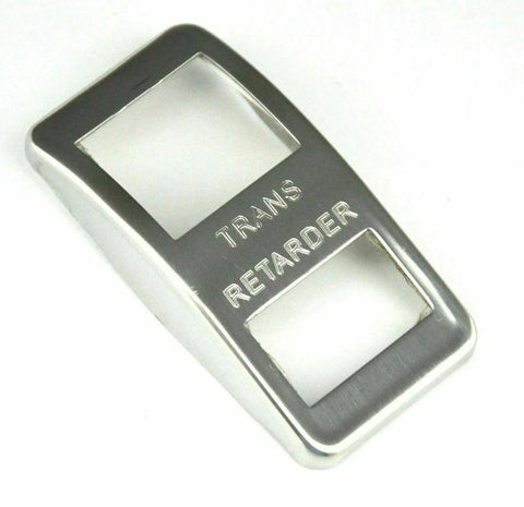 Rocker Switch Trim for Western Star Trans Retarder Stainless Etch WP-WS-64