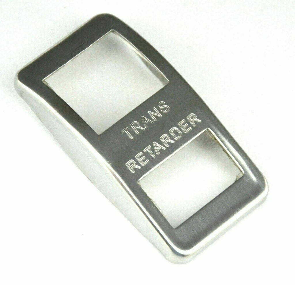 Rocker Switch Trim for Western Star Trans Retarder Stainless Etch WP-WS-64