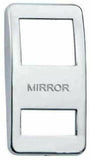 Rocker Switch Trim for Western Star Mirror Chrome Plastic HTS#WS-4001