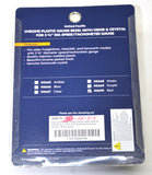 Gauge Cover for Pre 2005 Peterbilt Speedometer or Tachometer Red UP#40670 Each