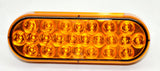 Lynco Products LED Clearance/Marker Light Amber Lens 24 LEDs 6.5"101-005501 Each