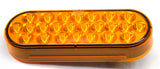 Lynco Products LED Clearance/Marker Light Amber Lens 24 LEDs 6.5"101-005501 Each
