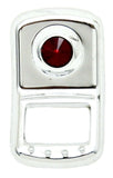 Rocker Switch Face Trims Peterbilt/Kenworth Red Jewel Plastic UP#41707-3 Pack