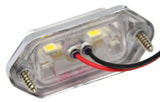 Led Light 1 White Led Clear Lens for License Plate or Accent Light GG#81735 Each