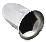 GG Lug Nut Covers 33mm Bullet w/Flange Push on Chrome Steel 3" #10265 Set of 20