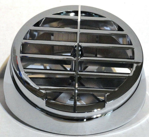 Defroster Vent Round for Kenworth A Model Chrome Plastic UP#41014 Each