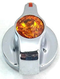 A/C Heater Control Knob HVAC Peterbilt 2006+ Amber Jewel Plastic UP#41123 Each