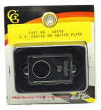 Indicator Light Plate for Kenworth Cruise On Stainless Steel GG#68550 Each