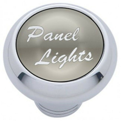 deluxe knob panel lights silver glossy sticker for Peterbilt Kenworth Freightlin