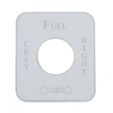 Toggle Switch Plate for Kenworth “Fuel Level” Stainless Steel Etched UP#48252