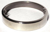Light Bezel for Peterbilt Top of Cab Glass Lens 3” Stainless Steel UP#30304 Each