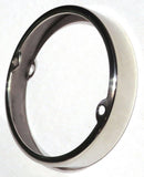 Light Bezel for Peterbilt Top of Cab Glass Lens 3” Stainless Steel UP#30304 Each