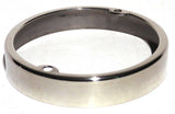 Light Bezel for Peterbilt Top of Cab Glass Lens 3” Stainless Steel UP#30304 Each