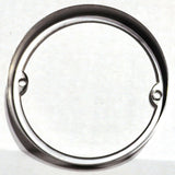 Light Bezel for Peterbilt Top of Cab Glass Lens 3” Stainless Steel UP#30304 Each