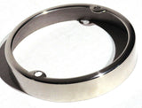 Light Bezel for Peterbilt Top of Cab Glass Lens 3” Stainless Steel UP#30304 Each