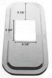 Shift Shifter Plate Floor Cover for Peterbilt 2005 & up 304 Stainless UP#21735