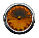 toggle switch extensions(2) 2 1/4" tall 3/8" I.D. amber jewel chrome Kenworth