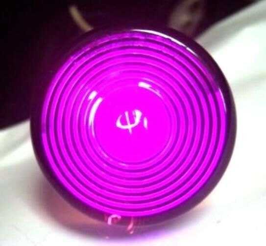 Incandescent Marker/Auxiliary Light Purple 2" Flat Top 1 Bulb GG#80728 Each