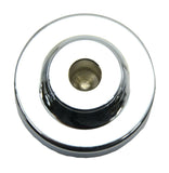 Wipers Dash Knob for 1/4" Shaft Chrome Body 1" Blue/Silver Sticker GG#96321