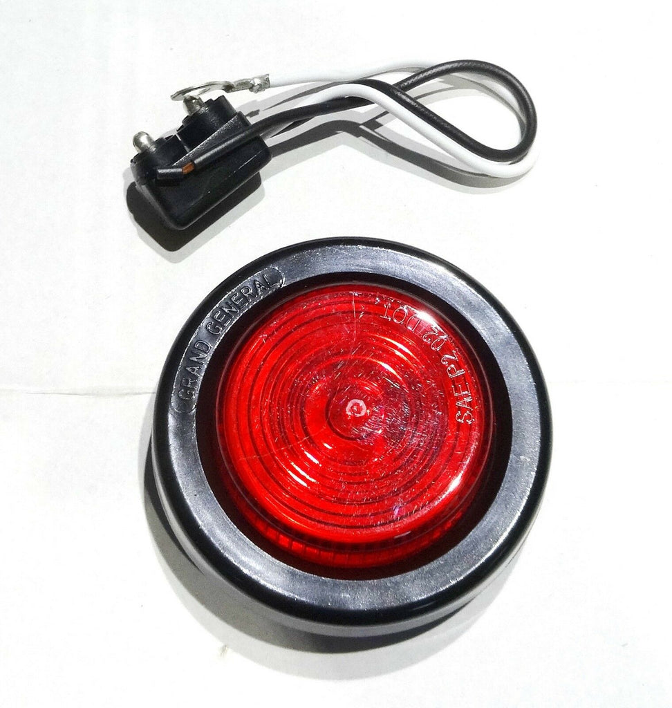 Incandescent 2” Marker/Clearance Light Kit for 2-1/4” Hole Flat Red Lens GG80725