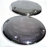 Round Speaker Covers for Kenworth Cab Ceiling 5-7/16  Metal Screen UP#40915-Pair