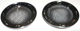 Round Speaker Covers for Kenworth Cab Ceiling 5-7/16  Metal Screen UP#40915-Pair