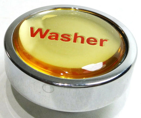 Dash Washer Control Knob for 1/4" Shaft Gold w/ Red Letters GG#96312