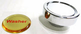Dash Washer Control Knob for 1/4" Shaft Gold w/ Red Letters GG#96312