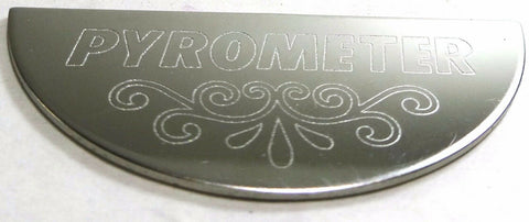 Gauge Emblem for Freightliner Pyro Pyrometer Small Stainless Steel GG#68814