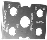 Switch Plate for Peterbilt Engine Brake & Cruise w/Light Stainless GG#68456