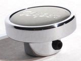 Wiper Control Knob for 1/4" Shaft Chrome w/1" Silver Glossy Sticker UP#23206