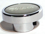 Wiper Control Knob for 1/4" Shaft Chrome w/1" Silver Glossy Sticker UP#23206