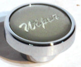 Wiper Control Knob for 1/4" Shaft Chrome w/1" Silver Glossy Sticker UP#23206