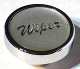 Wiper Control Knob for 1/4" Shaft Chrome w/1" Silver Glossy Sticker UP#23206