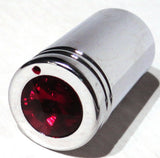 CB Radio Tune Knob for Cobra Radio Red Jewel Chrome, 1/4" I.D. UP#21776 Each