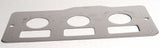 A/C heater control 3 switch plate for Peterbilt 1995-2005 stainless UP#48000