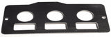 A/C heater control 3 switch plate for Peterbilt 1995-2005 stainless UP#48000