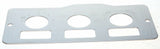 A/C heater control 3 switch plate for Peterbilt 1995-2005 stainless UP#48000