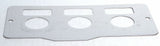 A/C heater control 3 switch plate for Peterbilt 1995-2005 stainless UP#48000