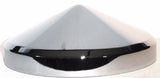 Hub Cap Rear for 1995 & Newer Semis Cone Pointed Chrome 8" ID UP#10228 Set of 4