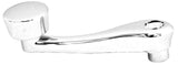 Window Crank for Peterbilt Kenworth Square Shaft Regulator Plain Chrome GG#54988