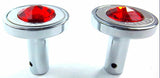 Air Brake Knobs Tractor Trailer for Pin Mount Shaft Red Jewel GG#95825-95835