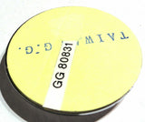 Round Reflectors 2-1/8" O.D. Amber Acrylic Lens w/Bezel Stick-On GG#80831-Pair