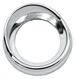 GG Gauge Cover for Kenworth 2 5/16" Classic w/ Visor Chrome Plastic #68390 Each