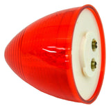 light incandescent 2 1/2" red beehive cone for Kenworth Peterbilt Freightliner