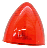 light incandescent 2 1/2" red beehive cone for Kenworth Peterbilt Freightliner