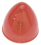 light incandescent 2 1/2" red beehive cone for Kenworth Peterbilt Freightliner