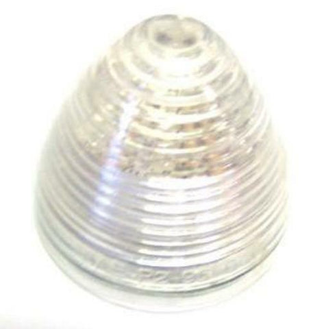 LED light 9 red diode clear lens 2" beehive cone lite Freightliner Peterbilt KW