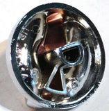 knob A/C heater amber indicator blue jewel chrome plastic for Kenworth 2002-2005